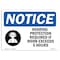 Signmission OSHA, Hearing Protection Required With Symbol, 14in X 10in Rigid Plastic, OS-NS-P-1014-L-13394 OS-NS-P-1014-L-13394 - alternate 1